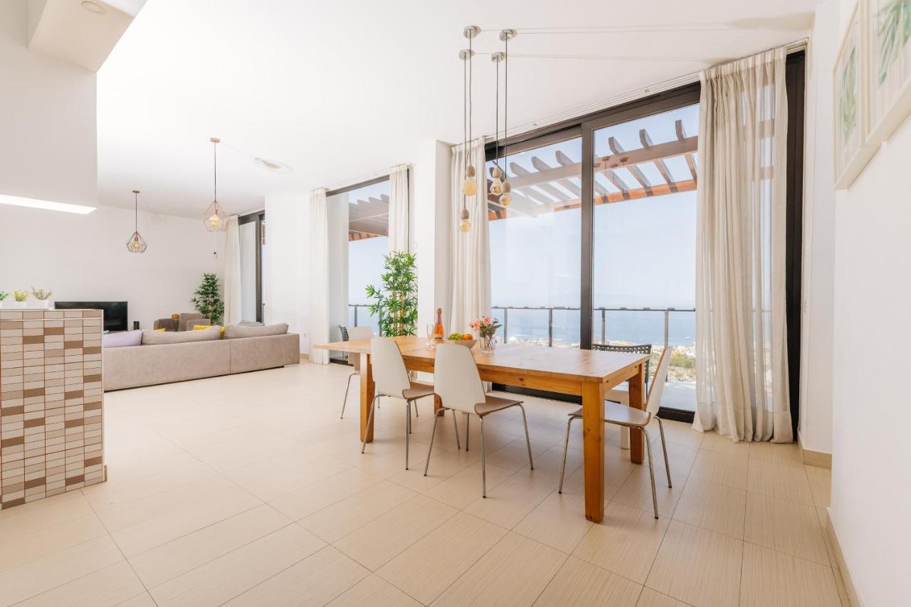 Sunset White Villa - Ocean View, Jakuzzi, Heated Pool, Air-Conditioning, Grill 美洲海滩 外观 照片