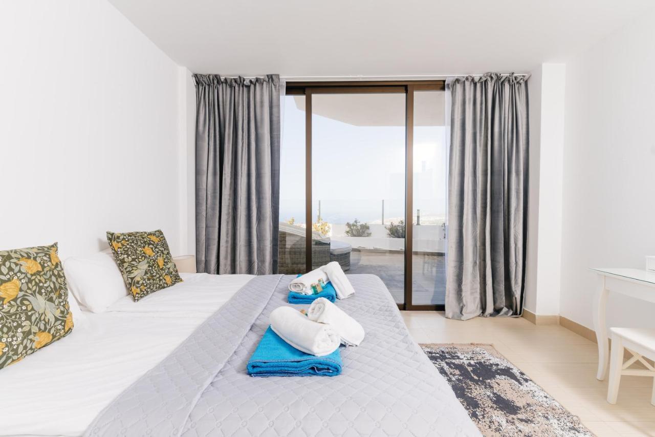 Sunset White Villa - Ocean View, Jakuzzi, Heated Pool, Air-Conditioning, Grill 美洲海滩 外观 照片