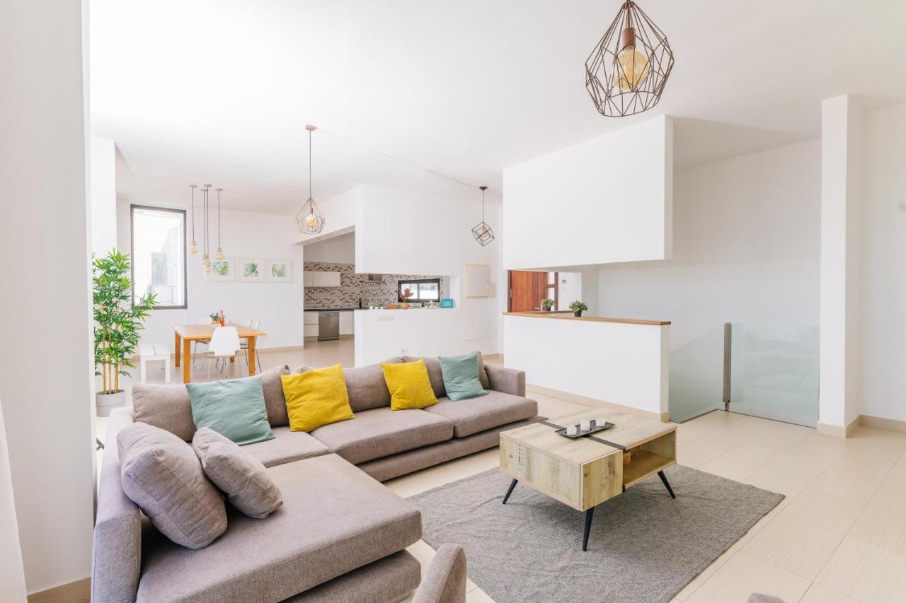 Sunset White Villa - Ocean View, Jakuzzi, Heated Pool, Air-Conditioning, Grill 美洲海滩 外观 照片