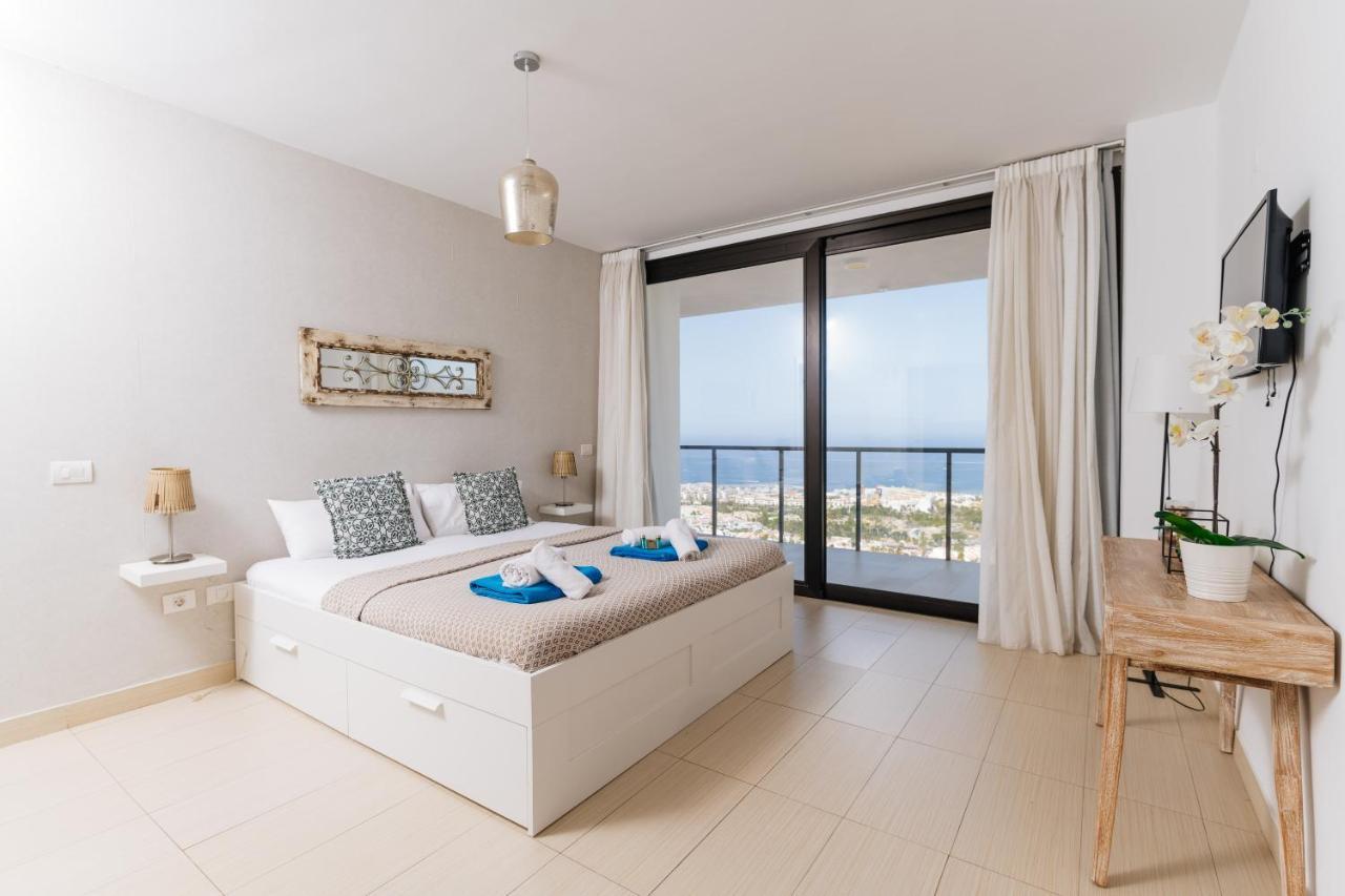 Sunset White Villa - Ocean View, Jakuzzi, Heated Pool, Air-Conditioning, Grill 美洲海滩 外观 照片